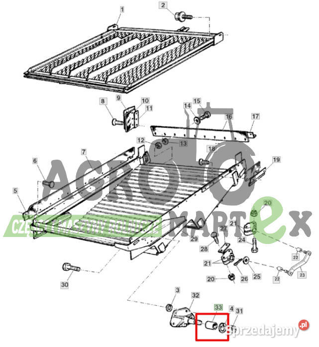 AZ54780 AZ30671 TULEJA METALOWO GUMOWA JD Pozostałe Wichrów
