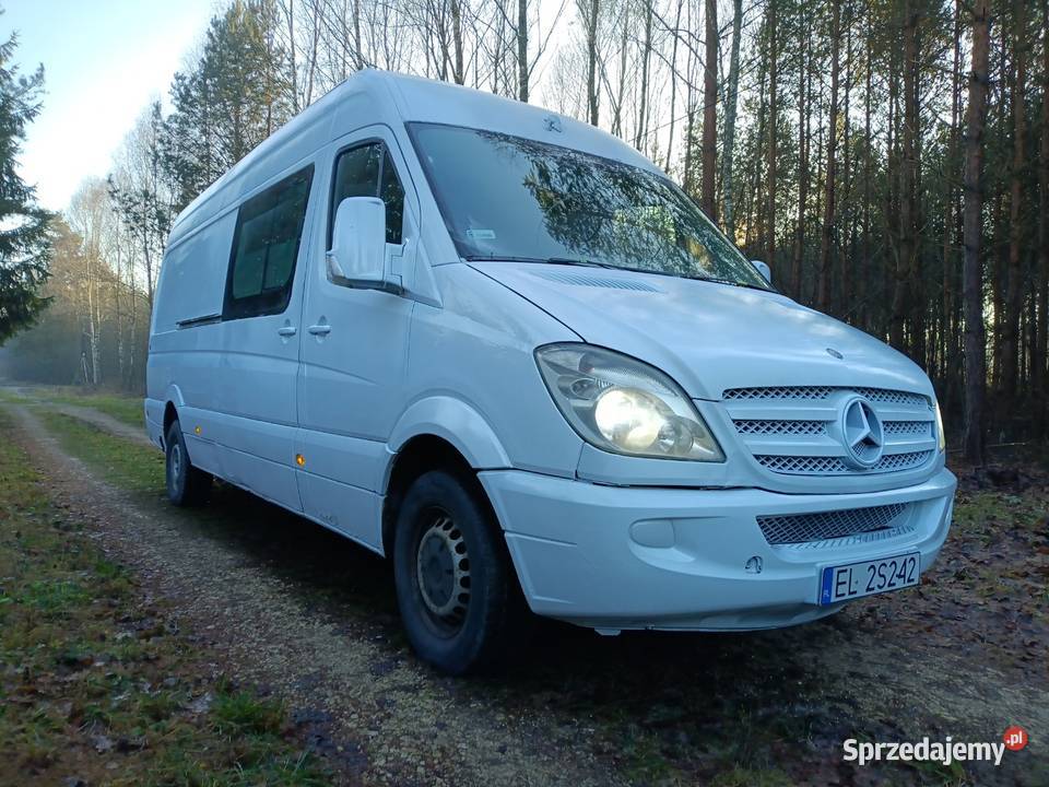 Mercedes Sprinter 906 OM646 22 CDI welurowa tapicerka Końskie
