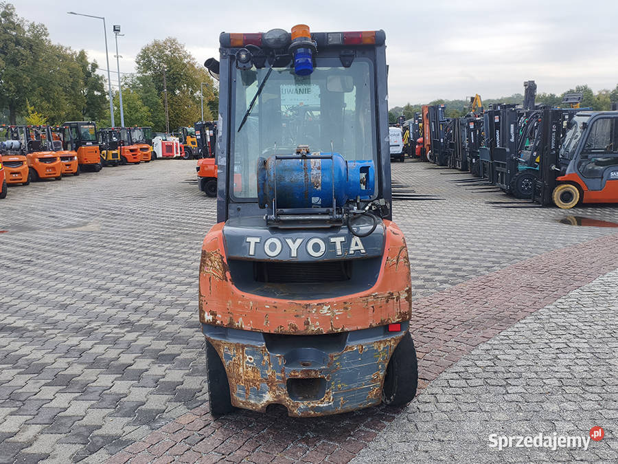Wózek widłowy Toyota 028FGF25 25 t LPG triplex Kęty