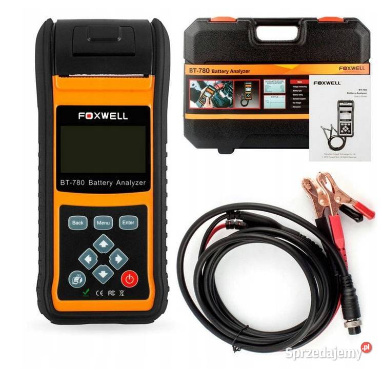 FOXWELL BT 780 Tester akumulatorów Ekran LCD Gorzów Wielkopolski