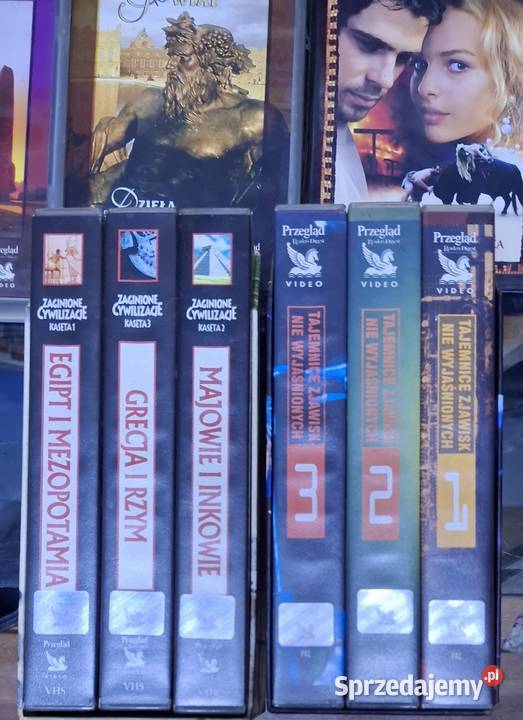 Kasety VHS z filmami orginalner 3 i więcej Wadowice sprzedam
