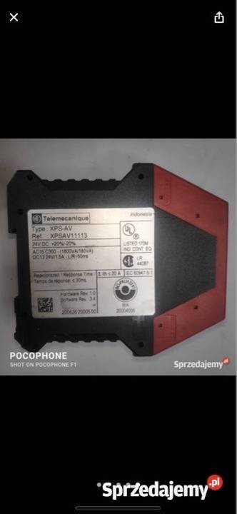 MODUŁ BEZPIECZEŃSTWA XPSAV STOP AWARYJNY 24VDC
