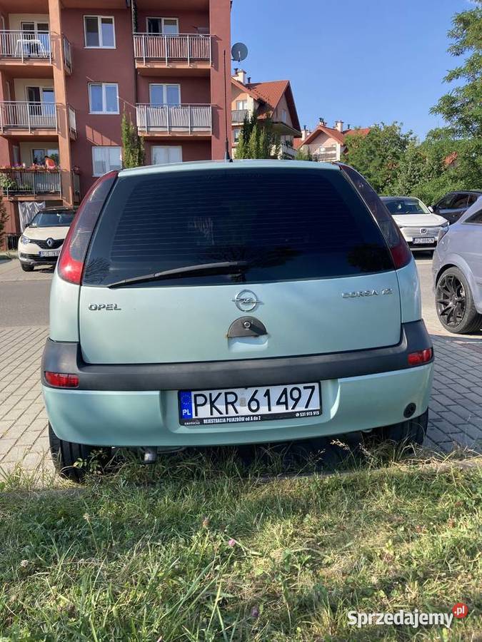 Opel Corsa C 12 LPG 2002 Niski Przebieg Zadbane aluminiowe felgi podkarpackie sprzedam