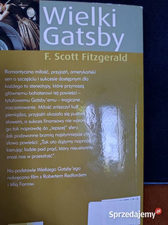 F Scott Fitzgerald Wielki Gatsby świętokrzyskie Kielce