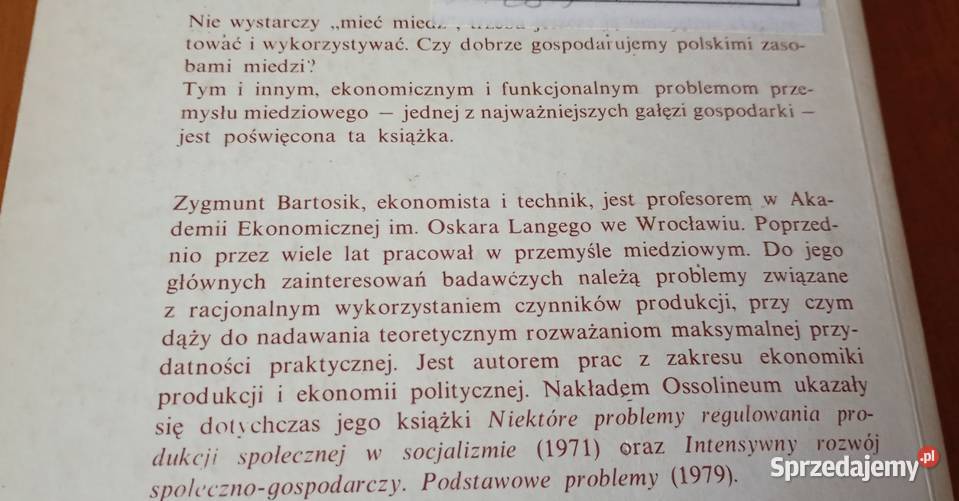 Przemysł miedziowy Zygmunt Bartosik
