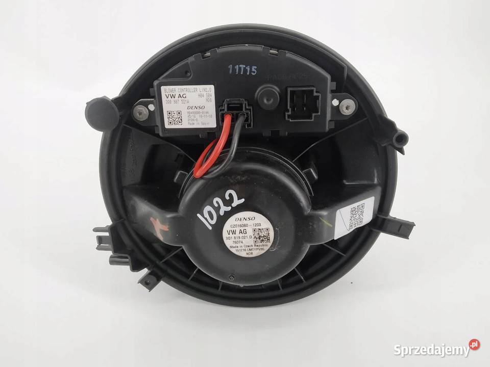 DMUCHAWA NAWIEWU REZYSTOR EU 3Q1819021D Rok produkcji 2017 Dmuchawy sprzedam