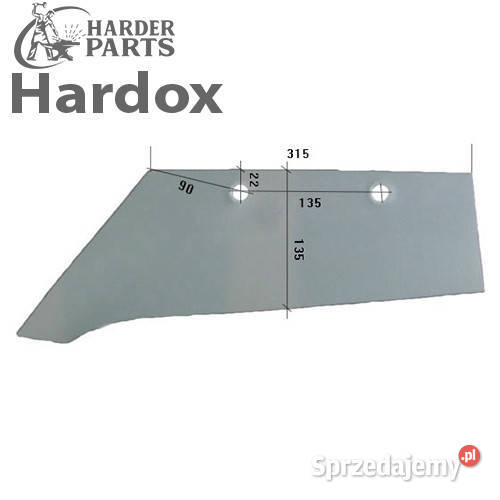 Lemiesz 300hektarów HARDOX SSPNBL części do nieuszkodzony