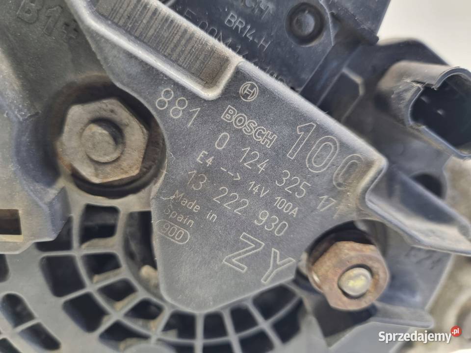 ALTERNATOR Opel Astra III H 14 16V bosch Rudka