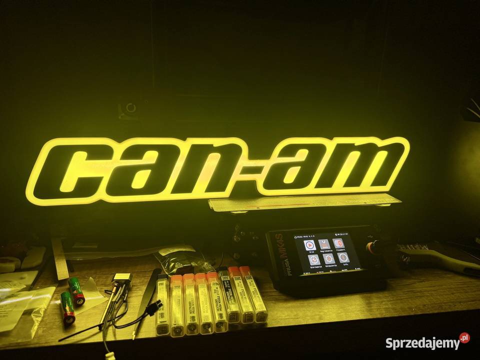 Personalizowane znaki Led druk 3d projektowanie