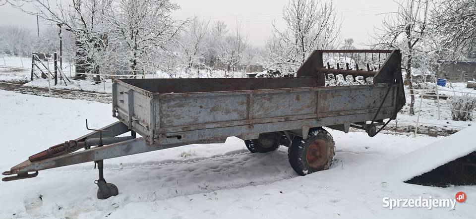 Używany rozrzutnik obornika Rt 21h 25 tony Gorenice