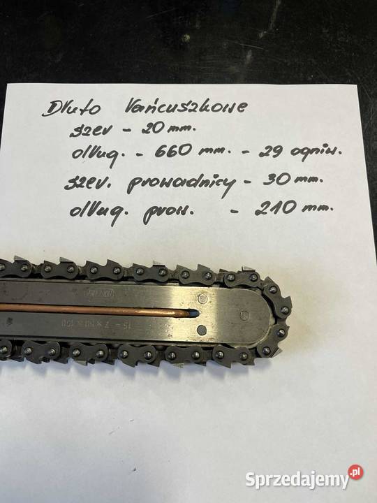 Dłuto łańcuszkowe 20mm dłutownica Czarna