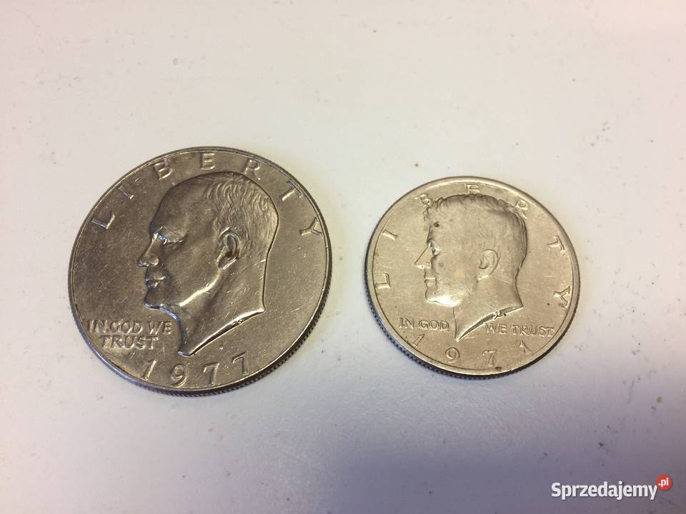 USA moneta 1 dolar półdolarówka obiegowe Numizmatyka Warszawa
