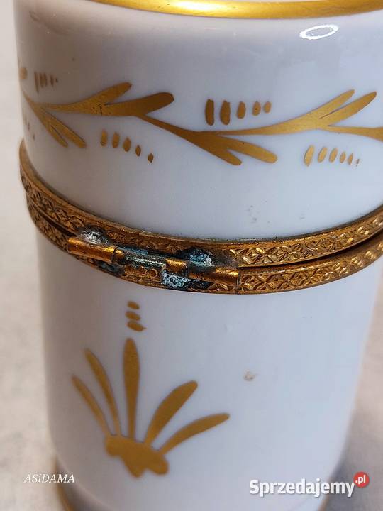 LIMOGES Napoleon Puzdro Słoiczek kosmetyczny Porcelana i szkło