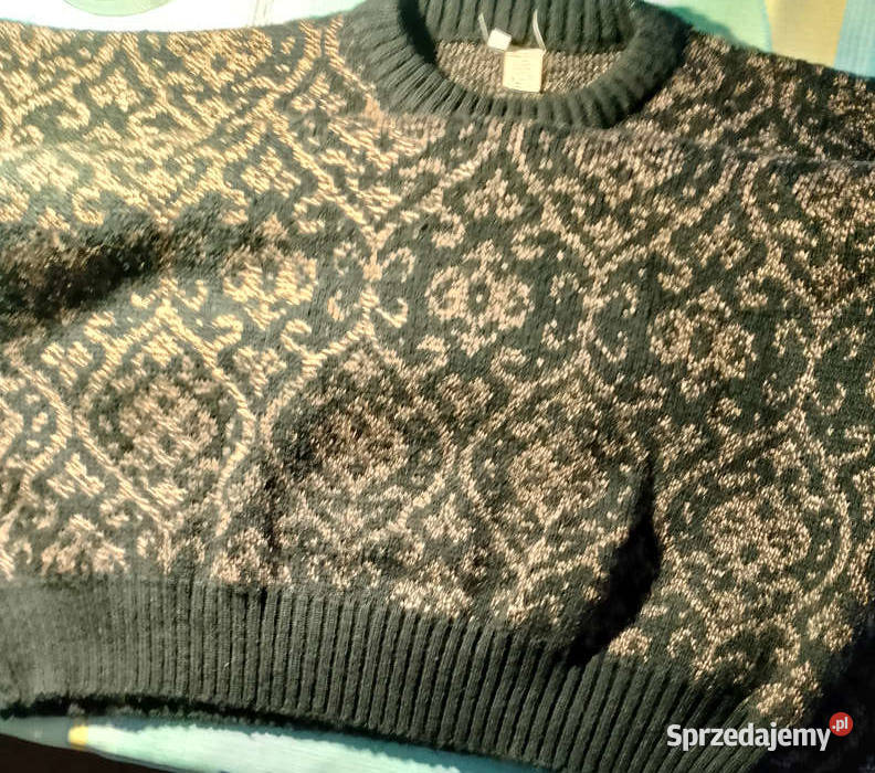 sweter męski gruby ciepły