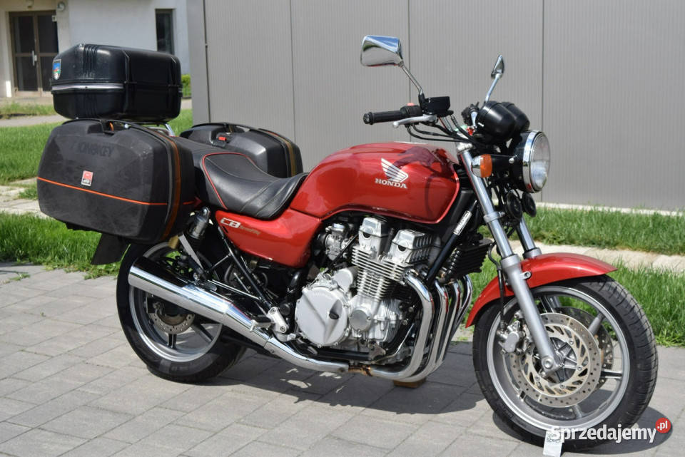 Honda CB 3 kufry Ładny stan 3 kufry 1 ręka z Śrem