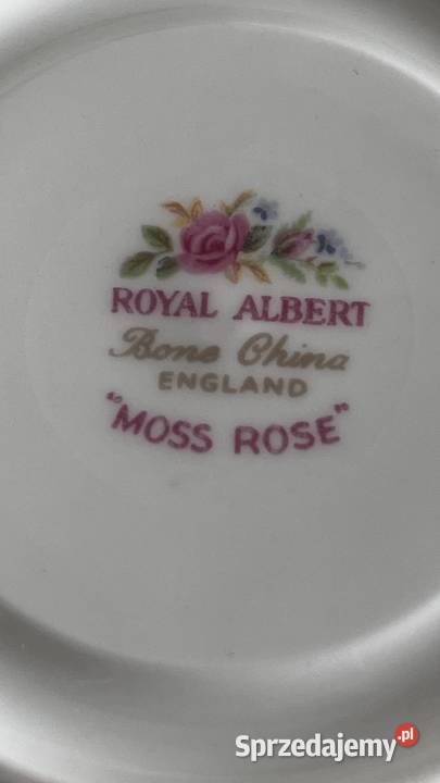 Zestaw do kawy Royal Albert Moss Rose na 6 osób Porcelana i szkło