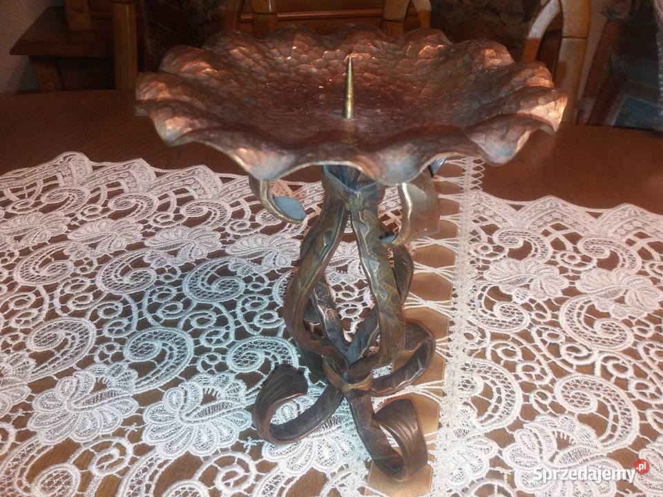 świecznik miedź Pozostałe Gliwice sprzedam