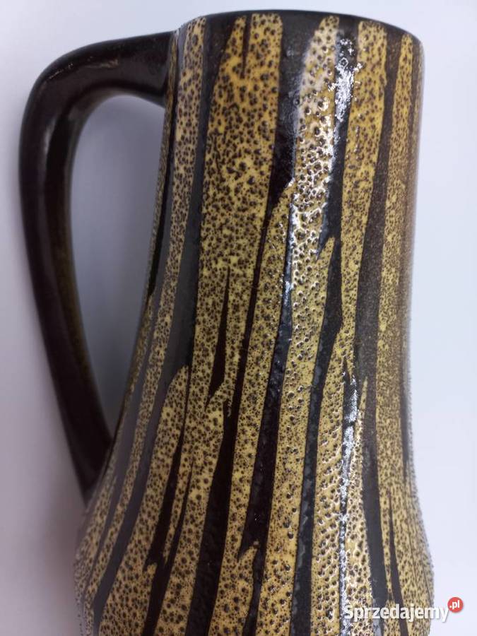 Piękny ceramiczny wazondzban lava niemiecki kujawsko-pomorskie Inowrocław