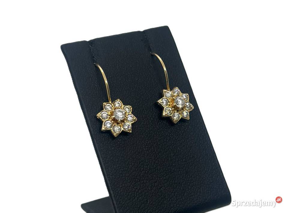 Złote Kolczyki pr 585 218g warmińsko-mazurskie Elbląg