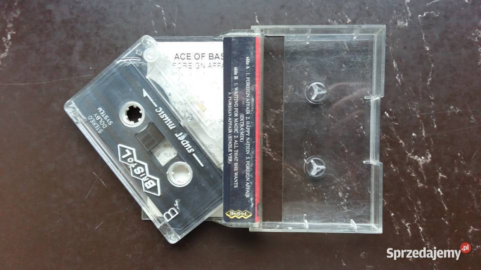 Kaseta magnetofonowa Ace of base Foreign affair Siemiatycze