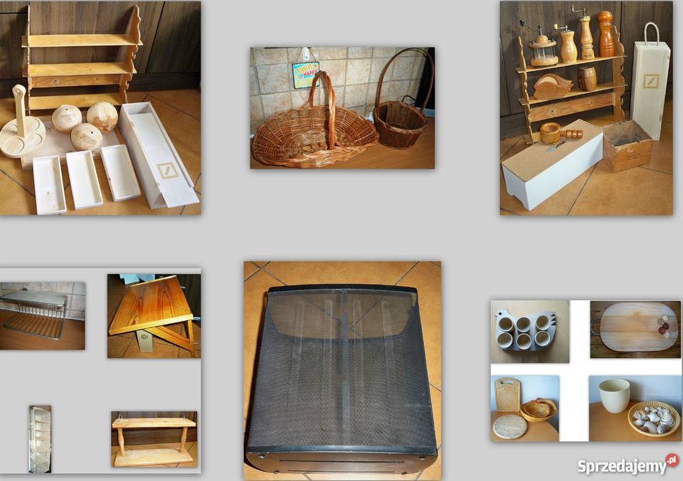 Drewniana skrzynka kosz wieszak poroże mazowieckie Warszawa