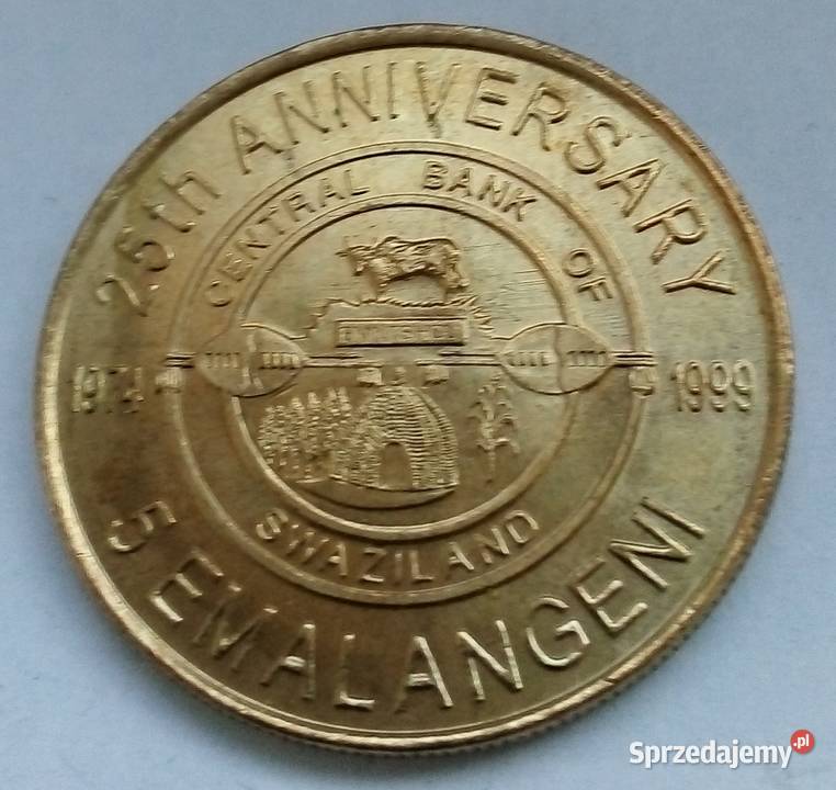SWAZILAND5 EMALANGENI1999 r ROCZNICOWA ŁADNA Legionowo