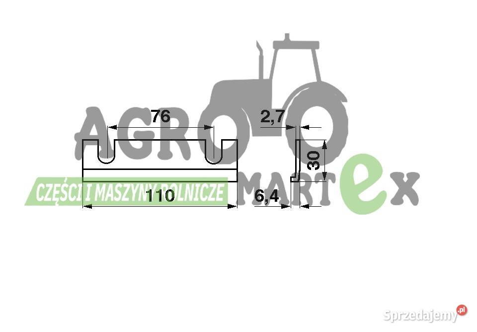 Z32049 L19971 525Z 32049 PROWADNICA KOSY JD nieuszkodzony Wichrów