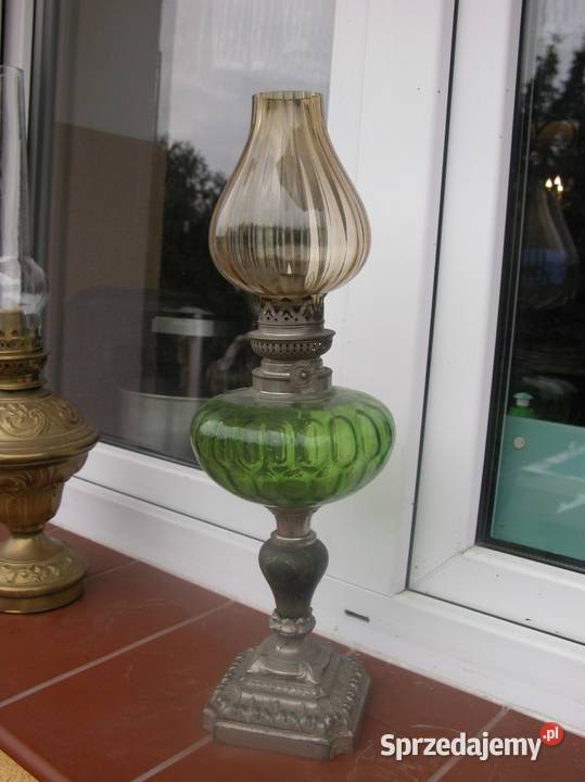 stara lampa naftowa 46cm