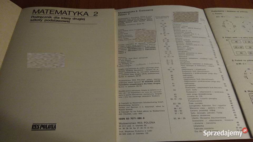 Matematyka 2 podręcznik ćwiczenia z 2 Jaskuła Gdańsk sprzedam