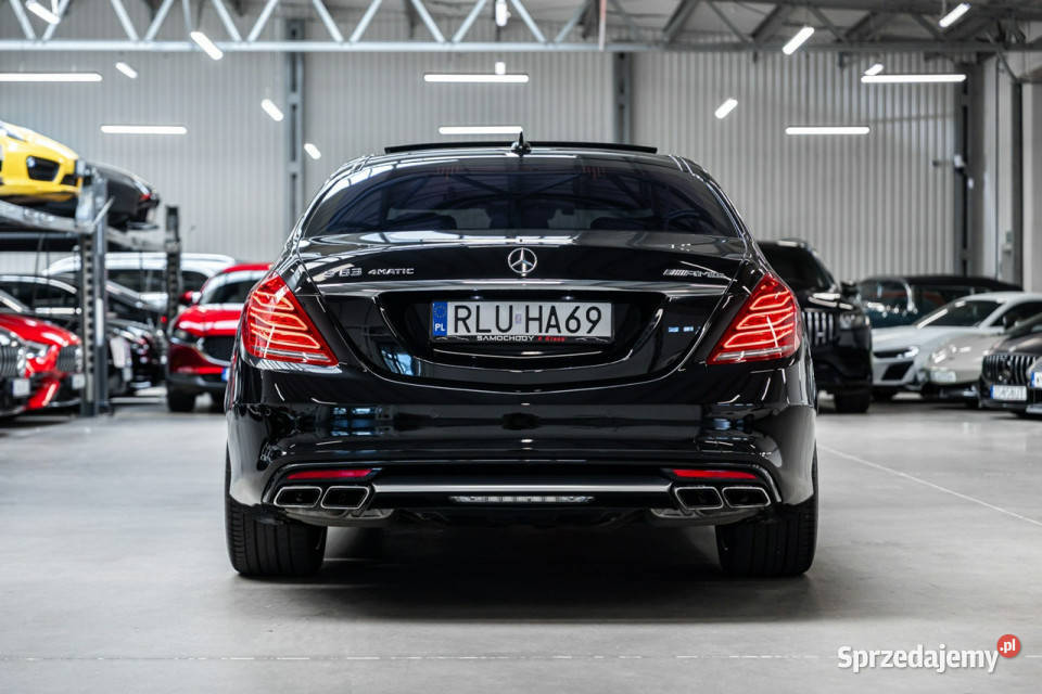 Mercedes S 63 AMG AMG 55 V8 Bitrubo 585 Long czarny Mercedes-Benz małopolskie Węgrzce