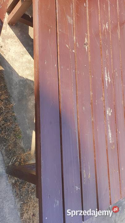 Meble ogrodowe drewniane Pozostałe Komplety mebli Olszanka sprzedam
