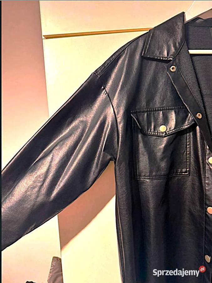 KurtkaKoszula Skórzana Marki Shein r ML Nowa Moda i Styl Poraj
