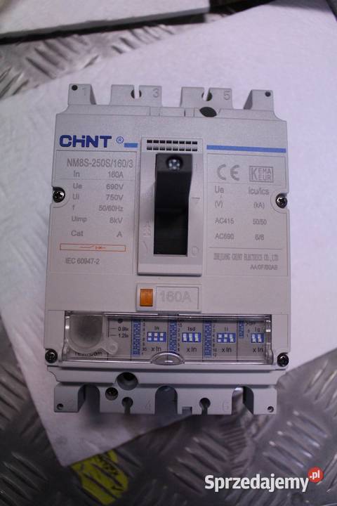Wyłącznik MCCB NM8S250S3300 160A 123070 stac Elektryka i akcesoria Włoszczowa