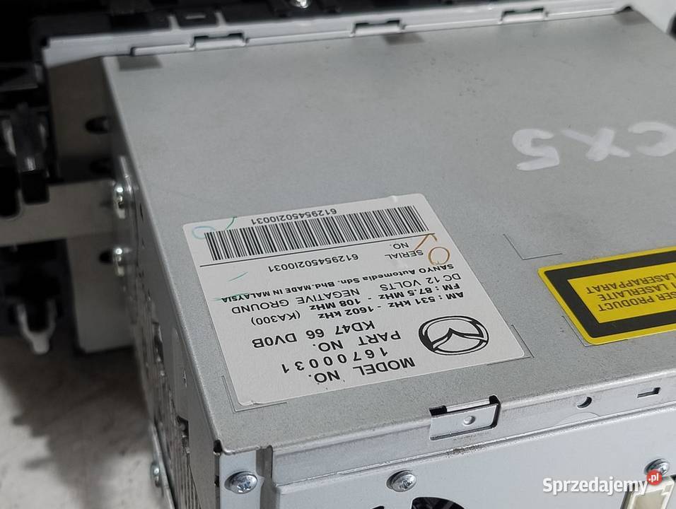 RADIO CD NAWIGACJA MAZDA CX5 CX5 I KE KD4766DV0B osobowe