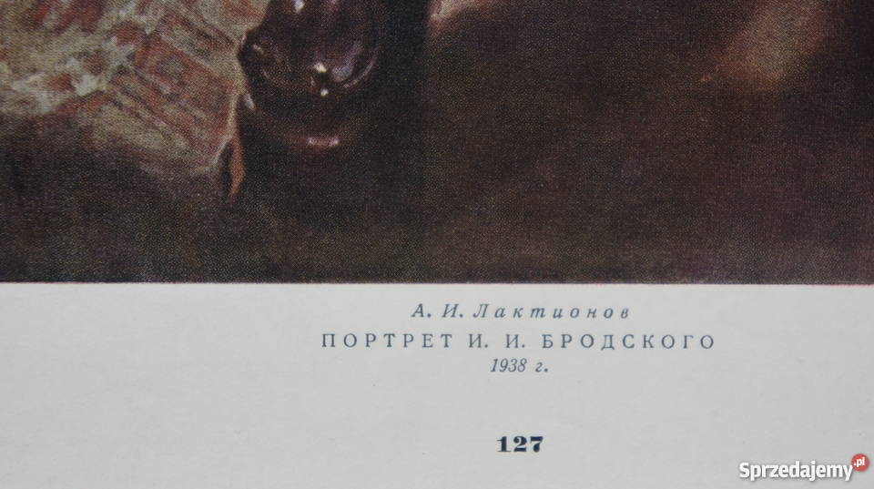 Aleksandr Łaktionow portret Josifa Brodskiego Szczecin