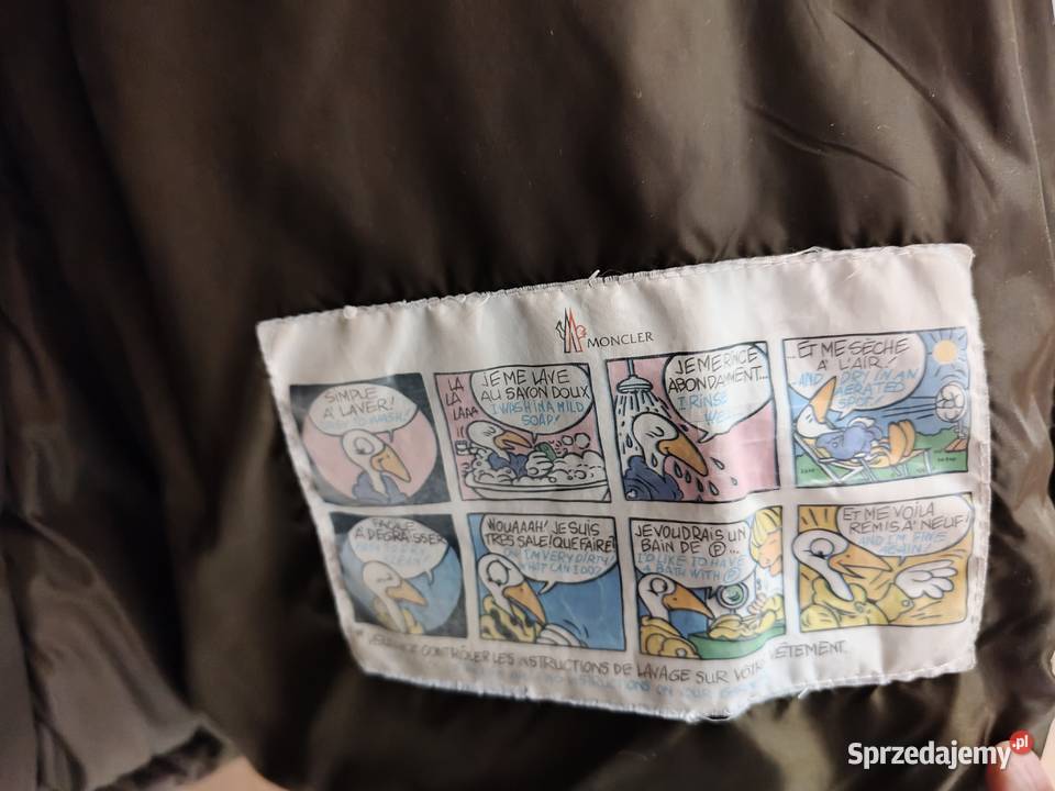 Luksusowa Kurtka Puchowa MONCLER CLUNY GIUBBOTTO Łańcut