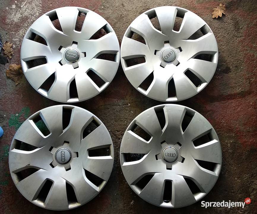 Oryginalne Kołpaki Audi 16 A4 B8 A6 C6 KOMPLET 4 Ostróda