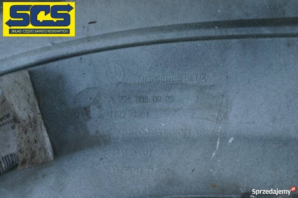 MERCEDES C KLASA W204 ZDERZAK PRZÓD PRZEDNI lubuskie