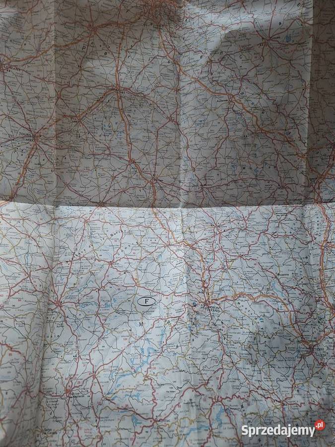 Frankreich Autokarte 11 000 000 małopolskie Kraków