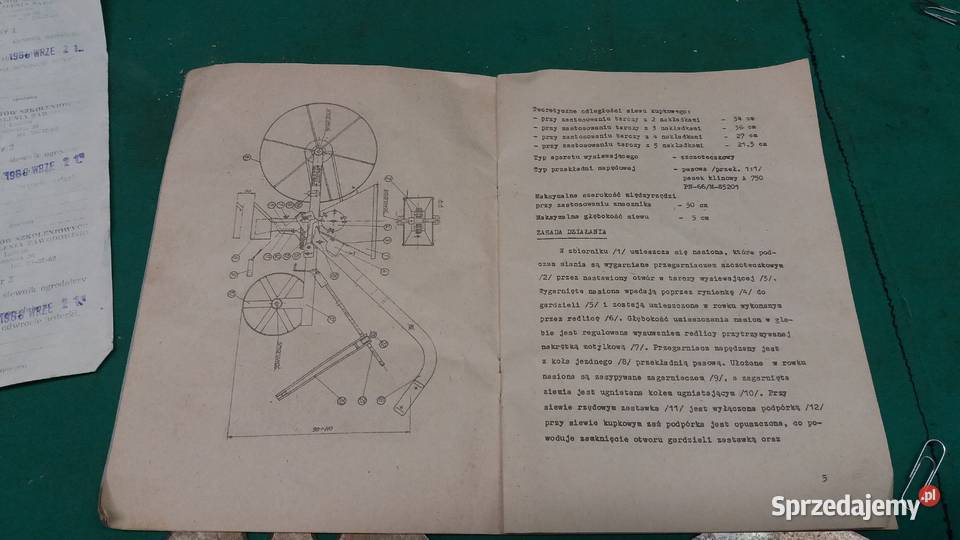 Siewnik Bonifacy instrukcja obsługi i karta Strzyżów