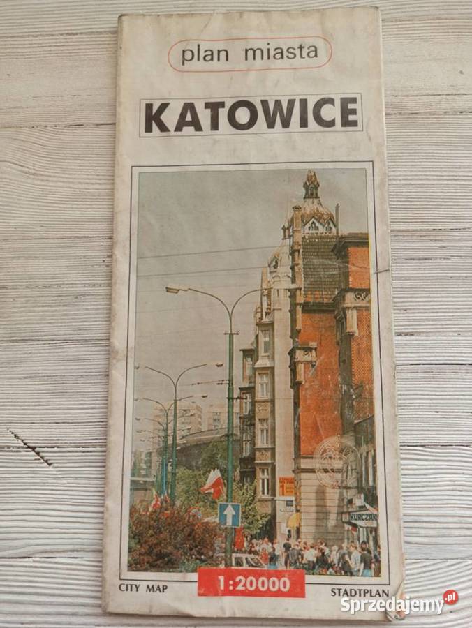 Katowice Plan Miasta 1992 rok