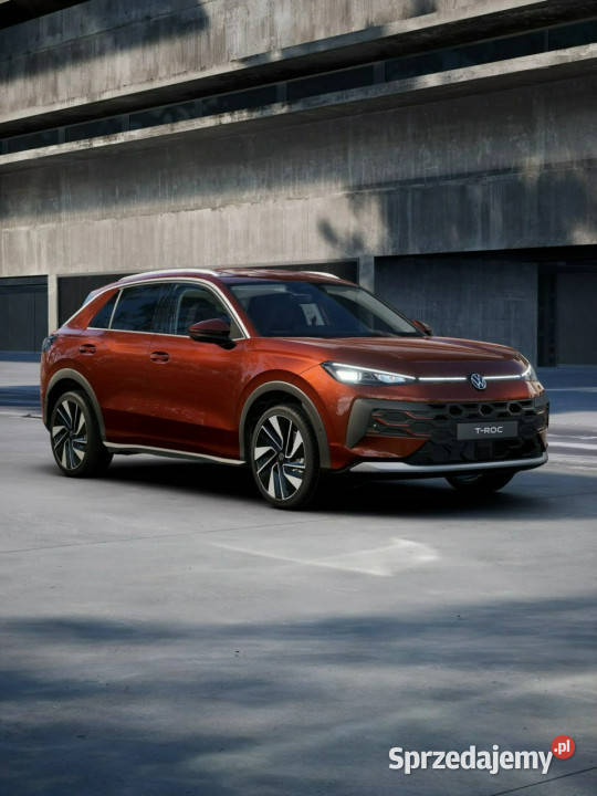 Volkswagen TRoc Wersja Style 15 eTSI 150 DSG kamera cofania Łódź