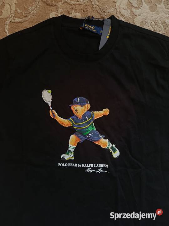 Tshirt bawełniany Polo Ralph Lauren czarny Odzież codzienna