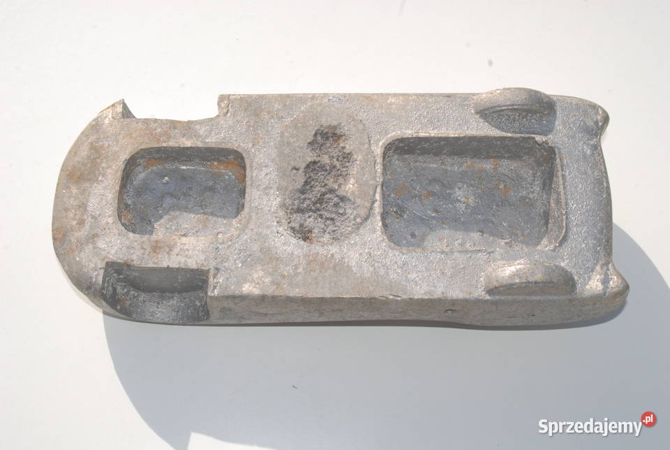Stary odlew aluminiowy samochodu model ręcznie Cieszyn