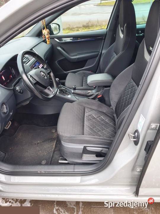 Skoda Octavia 20 TDI RS DSG 184 2019r Zielonka
