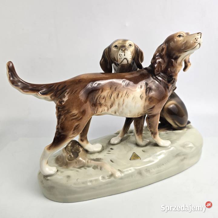 Podwójna figurka psy myśliwskie Royal Dux sprzedam