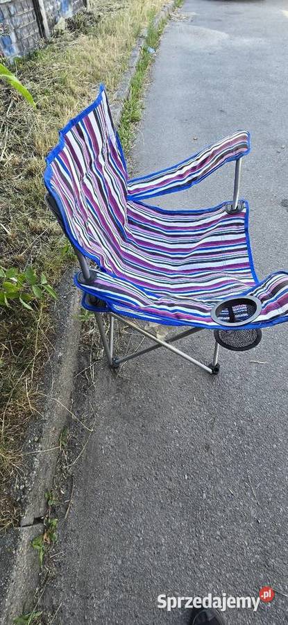 Fotel rozkładany turystyczny kempingowy z