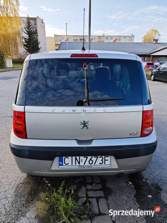Peugeot 1007 srebrny
