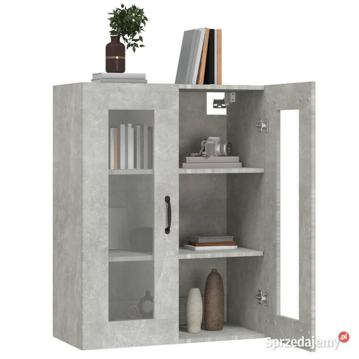 Szafka wisząca szarość betonu 695x34x90 WM812289 mazowieckie Warszawa