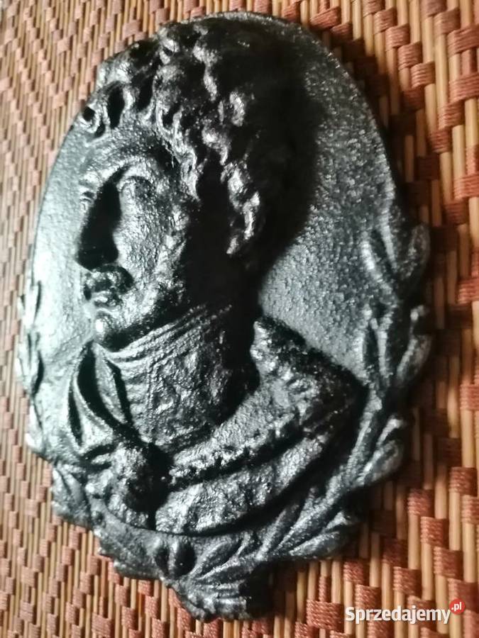 Plakieta żeliwna Książę Józef Poniatowski łódzkie Łódź